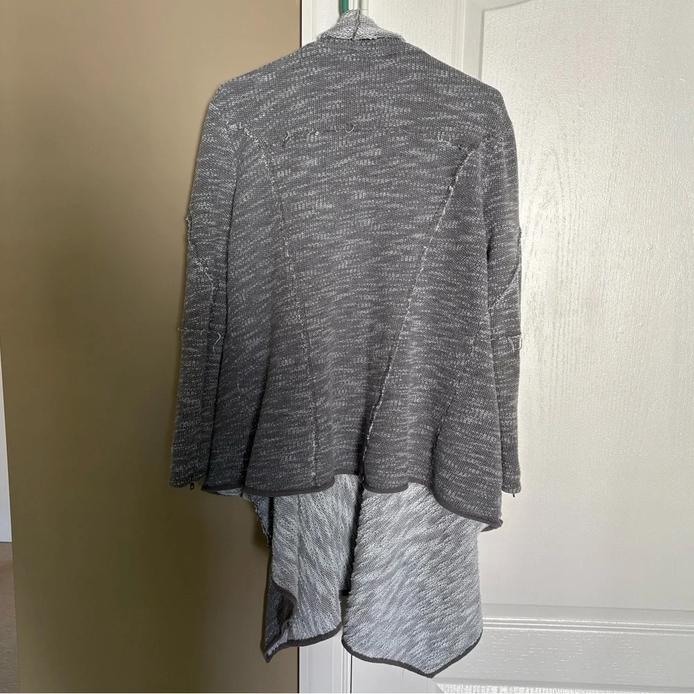 Free People Women’s In The Loop Asymmetrical Open Front Cardigan. Size Small.